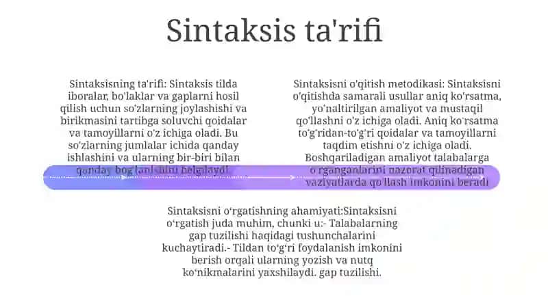 Sintaksis O‘Qitish Metodikasi 3