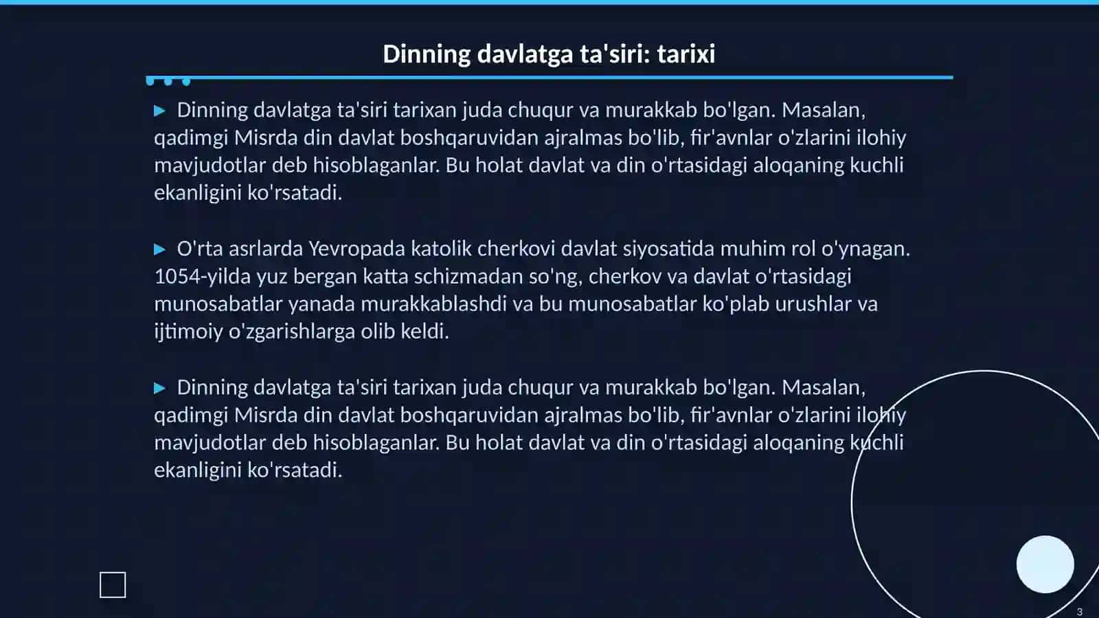 davlat va din munosabatlarini tarixiy evolutsiyasi 3