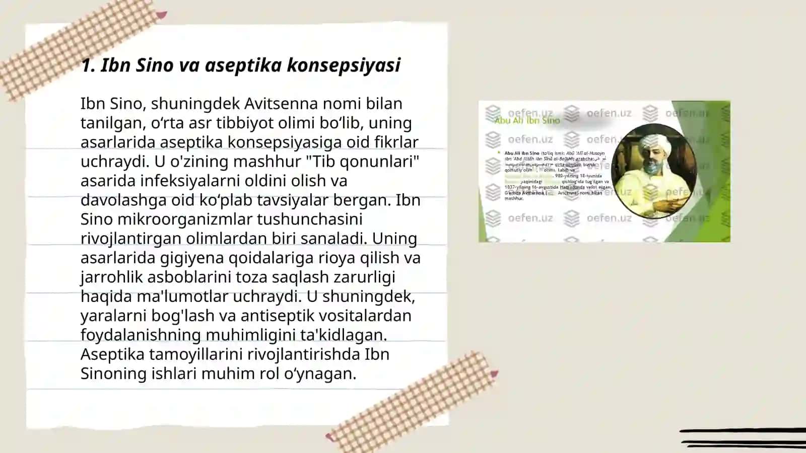 Ibn Sino va Al Roziy davridagi aseptika va antiseptika 3