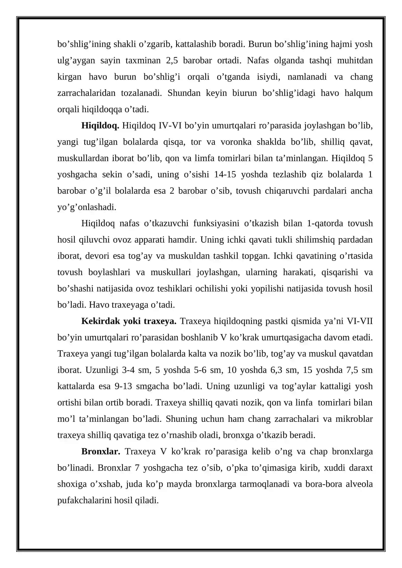 Nafas olish organlarining yoshga xos xususiyatlari 3