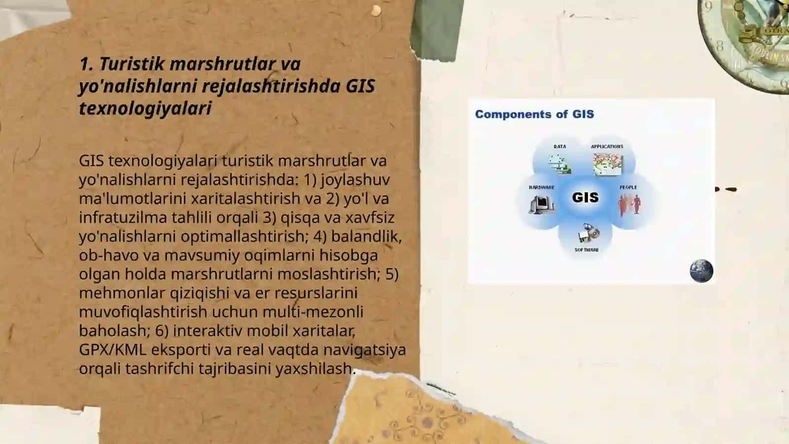 GIS texnologiyalarining turizmda ahamiyati 3