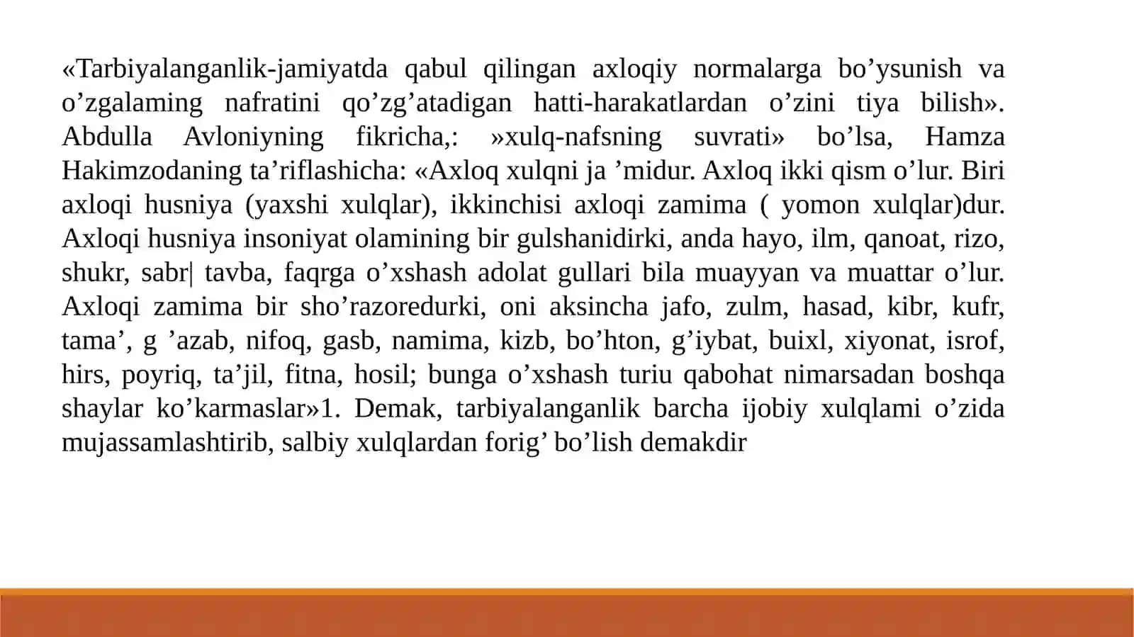 Axloqiy tarbiya 3