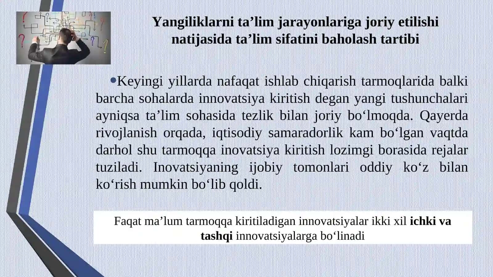 Ta’lim muassasasi boshqaruvini diagnostika asosida tashkil qilishda innovatsion yondashuv 3