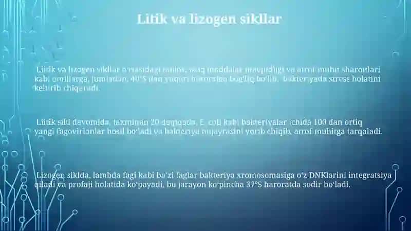 Bakteriyafaglarning fiziologiyasi 3