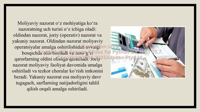 Oʻzbekiston respublikasida moliyaviy nazorat va moliyaviy javobgarlik 3