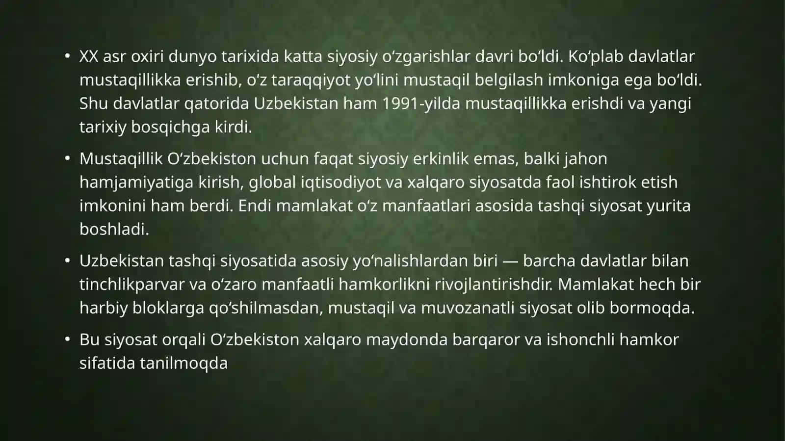 AMALIY MATEMATIKA FANIDAN TAYYORLAGAN TAQDIMOTI 3