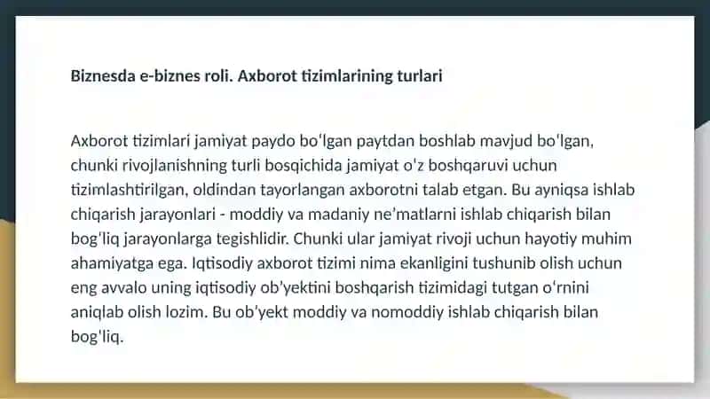Axborot tizimlari sohasidagi tendensiyalar 3
