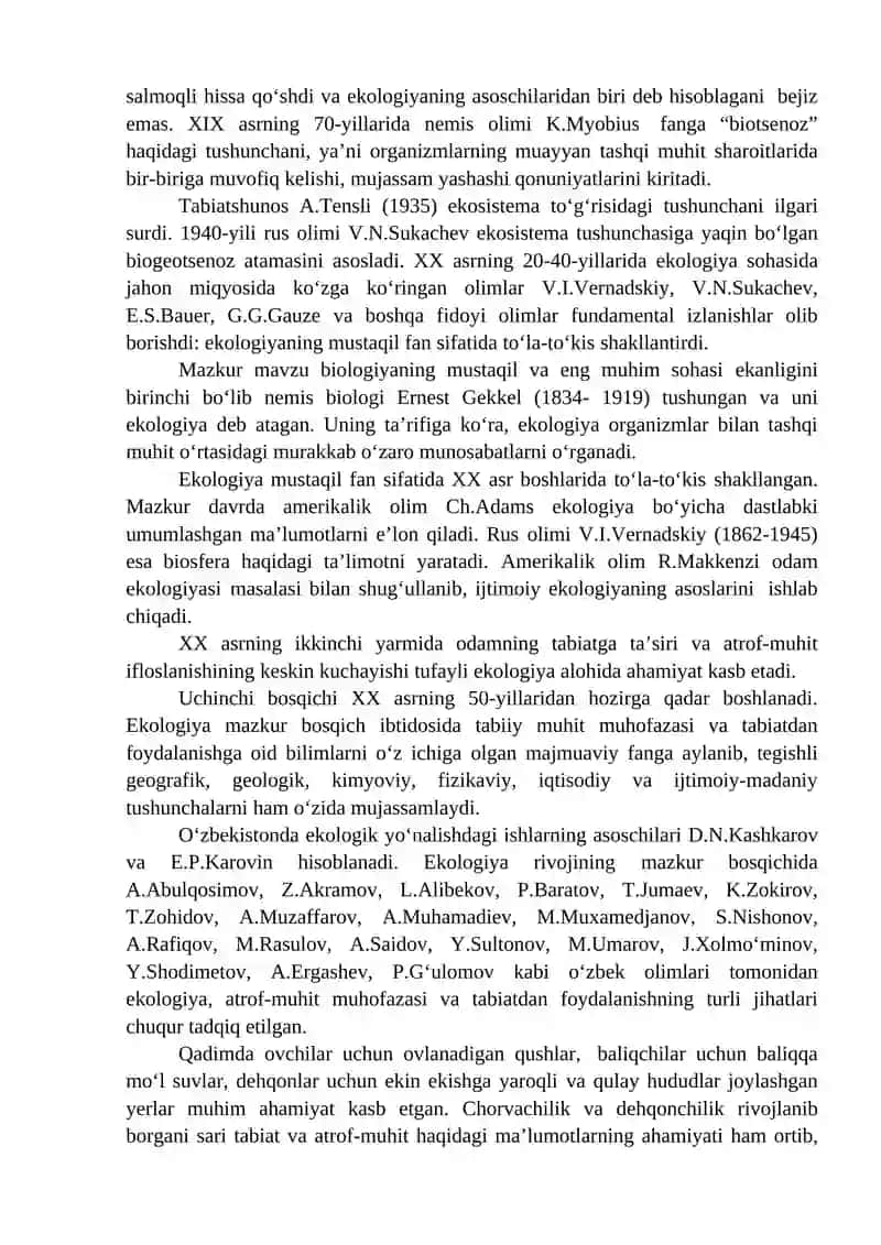 Ekologik Iqtisodiyot va Atrof Muhit 3