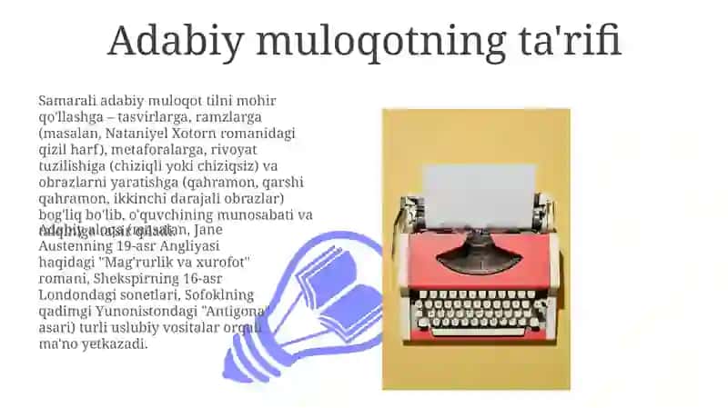Adabiy Muloqot Usullari 3