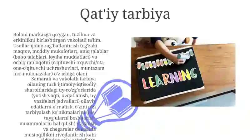 Tarbiya metodlari va shakillari 3