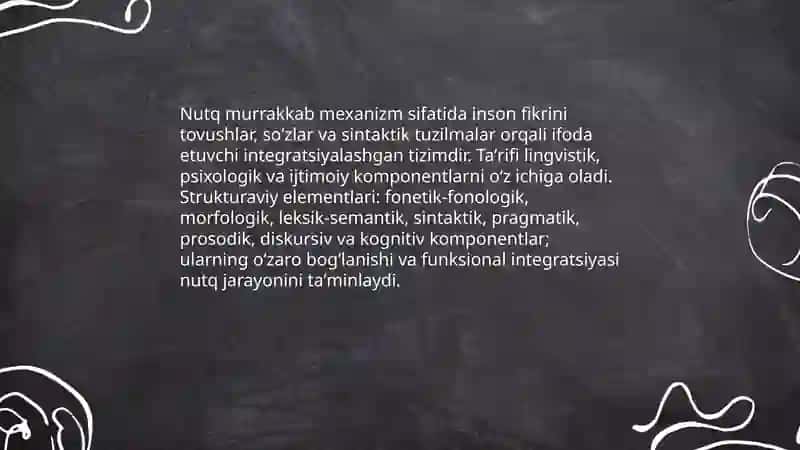 Nutqning murrakkab mexanizim sifatida 3