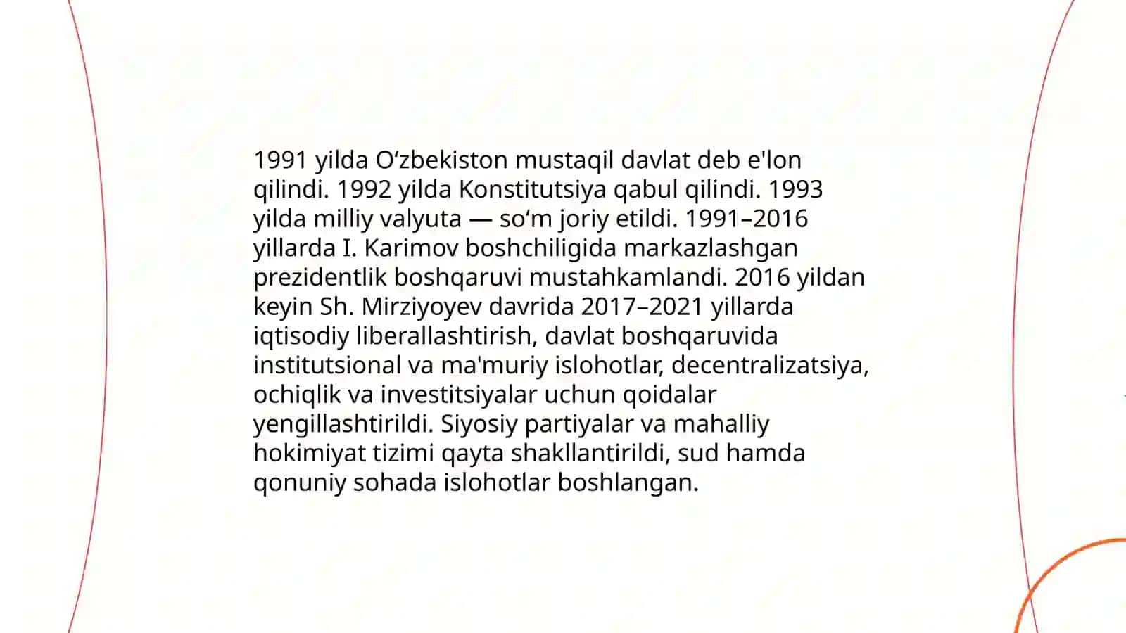 Oʻzbekiston va Jahondagi ozgarishlar 3