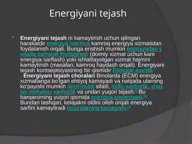 Energiya nitejashi 3