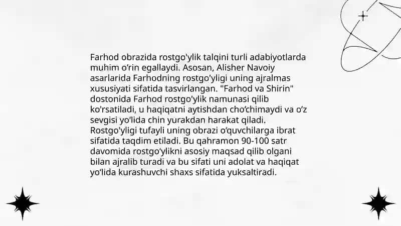 Farhod va Iskandar obrazlarida odamiylik xislatlarining talqini 3