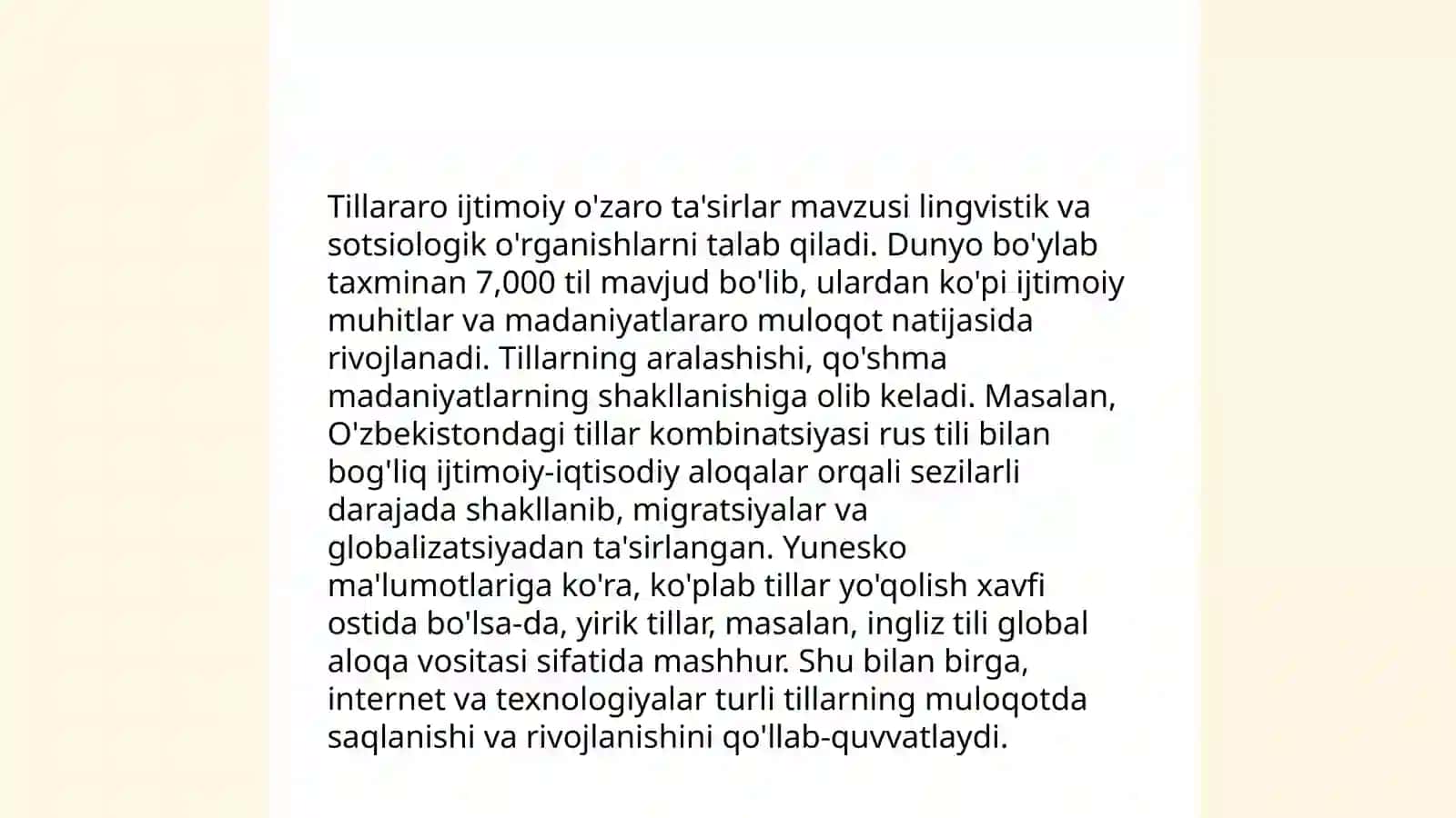 Sotsiolingvistikaga mansub birinchi kuzatishlar 3