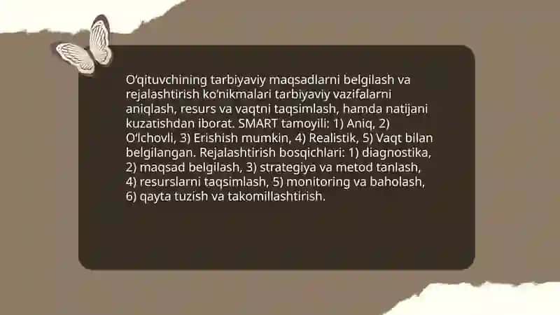 O‘qituvchining tarbiyachi sifatidagi mahorati 3