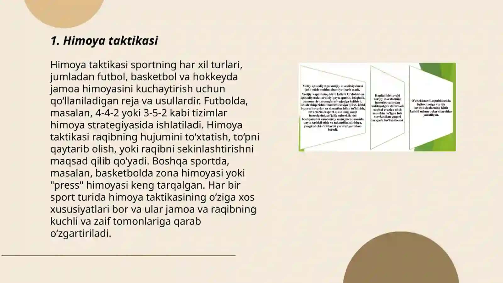 Gandbol oʻyin taktikasi tavsifi va boʻlimlari 3