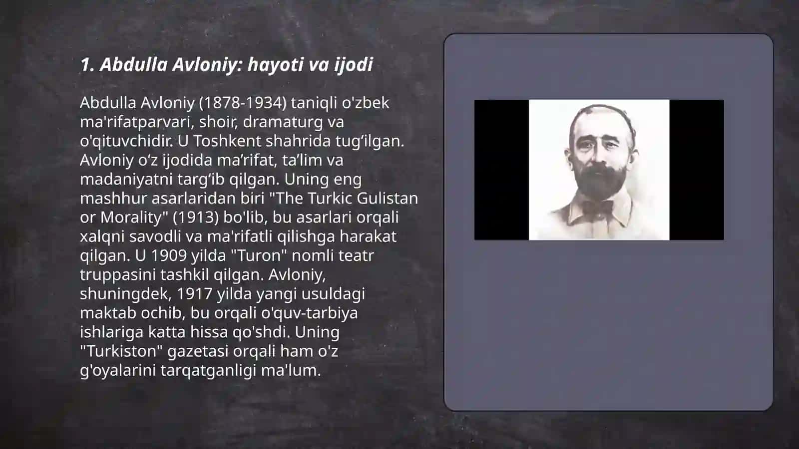 Abdulla Avloniy: hayoti va ijodi 3