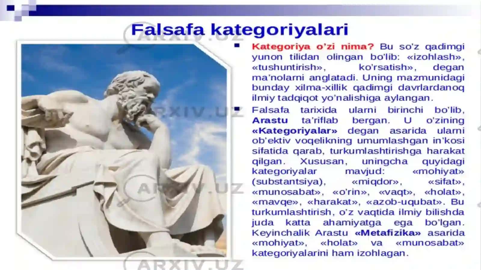 KATEGORIYA TUSHUNCHASI VA ULARNING TURLARI. 3