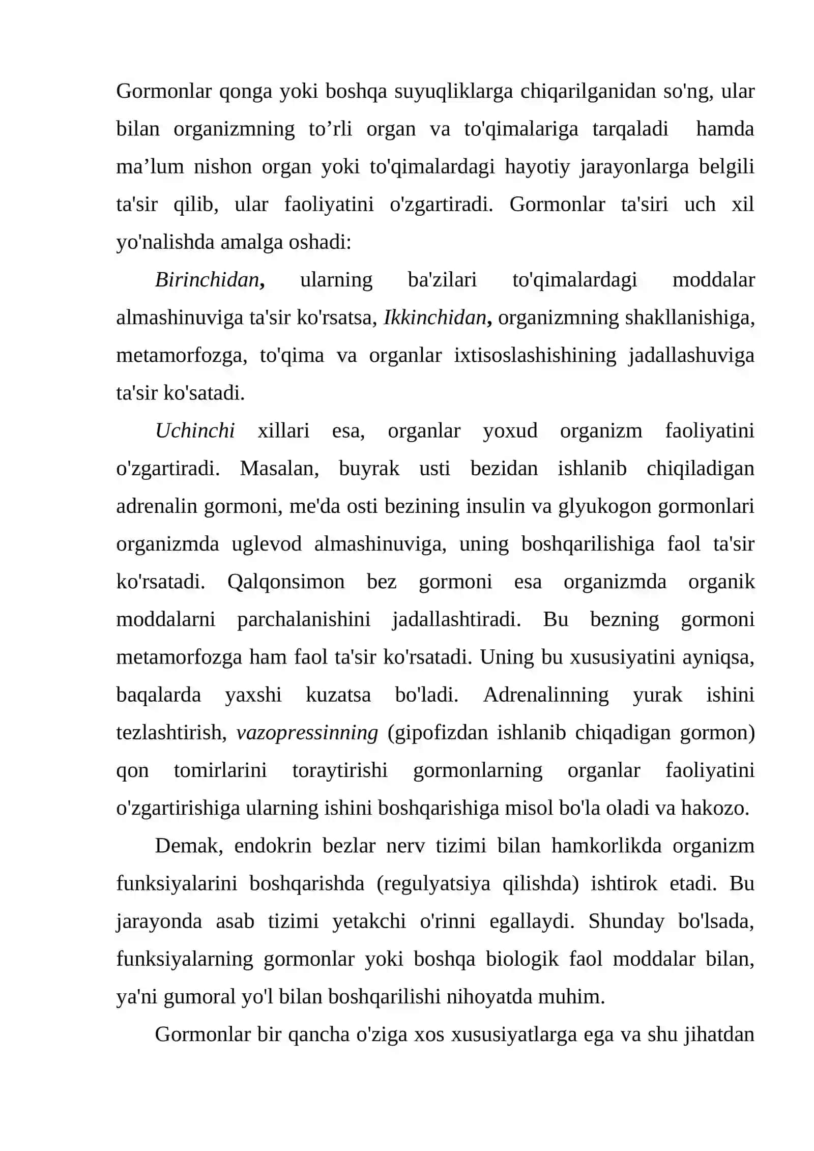 Ichki sekretsiya bezlari fiziologiyasi 3