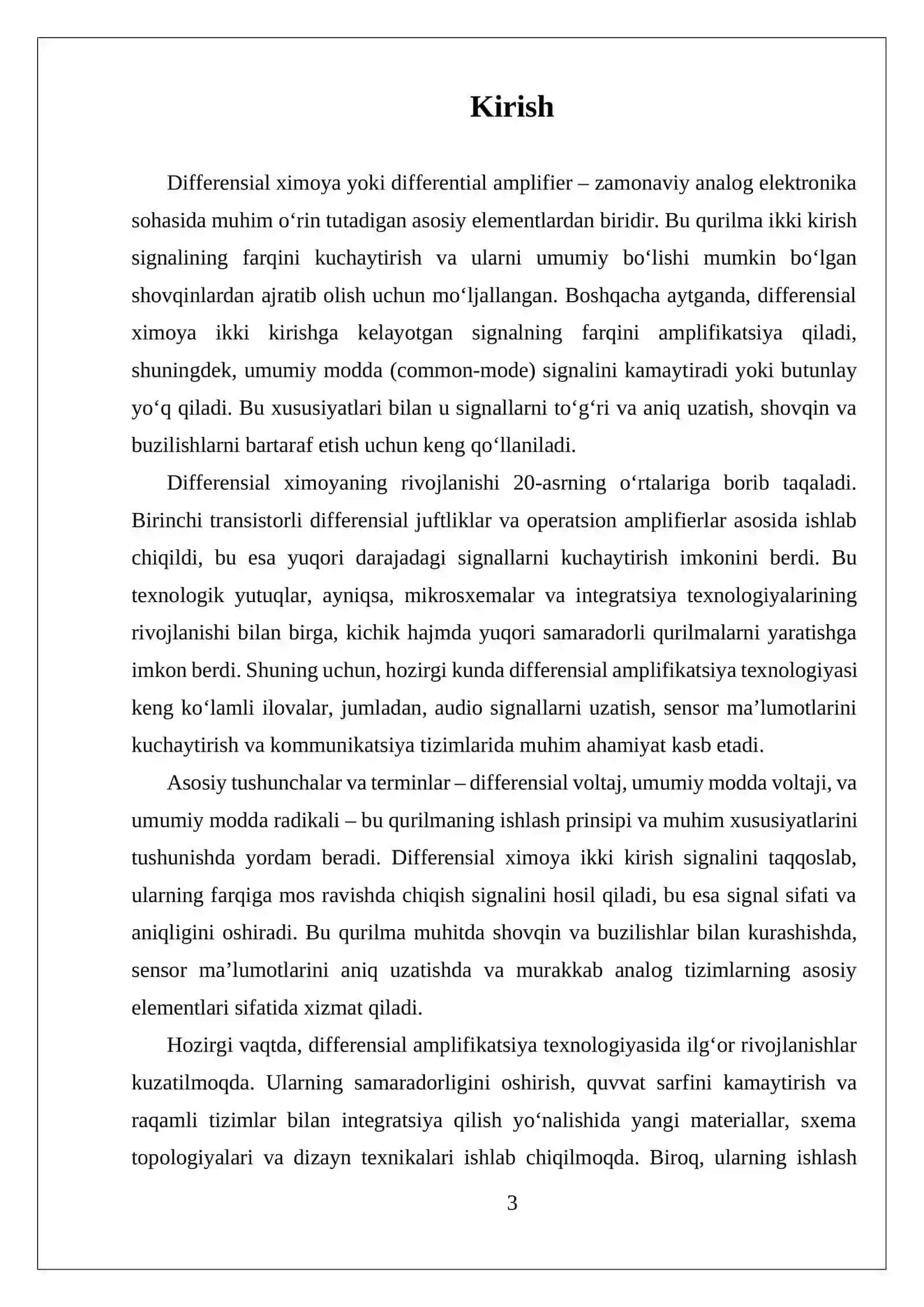 MUSTAQIL ISH DIFERNSIAL XIMOYANING VAZIFASI VA ISHLASH PRINSIPI 3