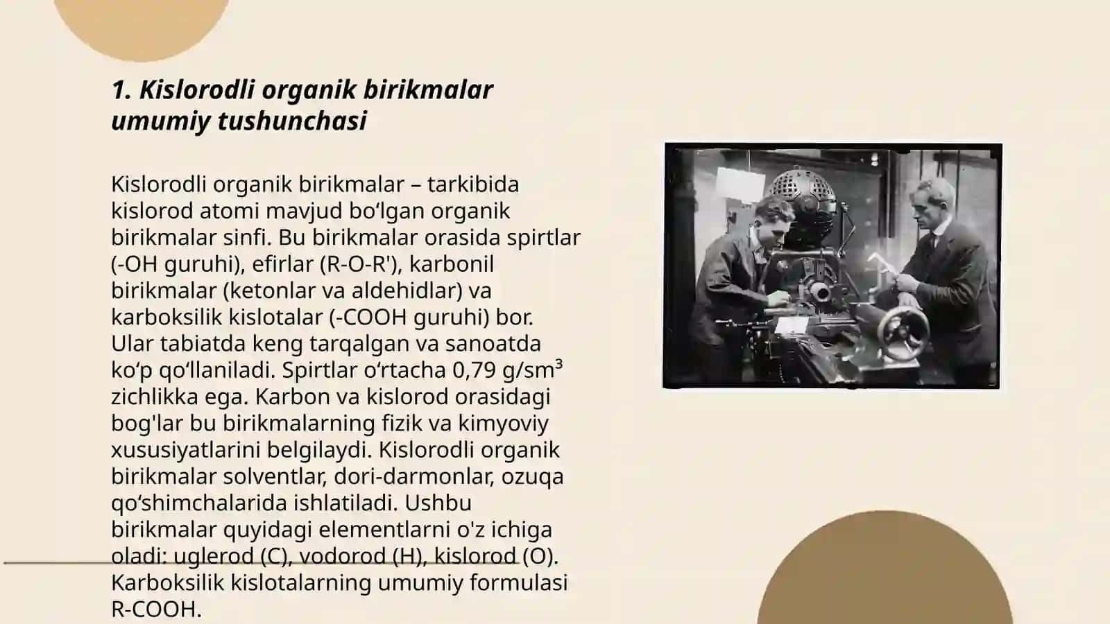 Kislorodli organik birikmalar, mavzusini oʻqitishda pedagogik texnologiyalardan foydalanish 3