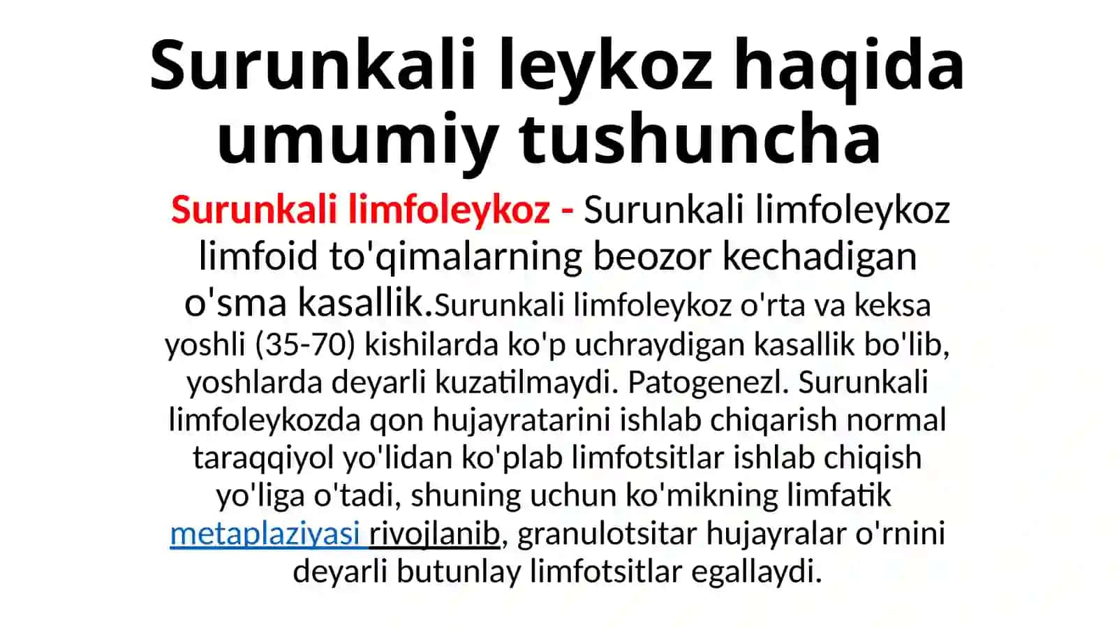 Surunkali Limfoleykoz 3