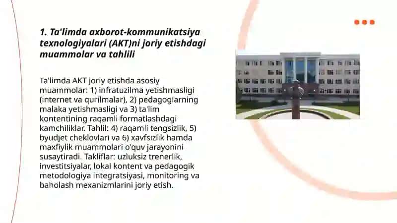 Axborot va pedogogik texnologiya muammolariga oid tahlili 3