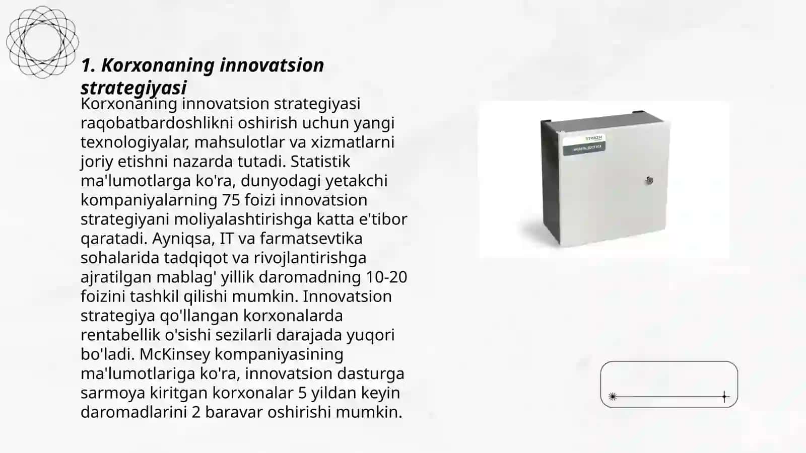 Korxonaning innovatsion strategiyasi 3