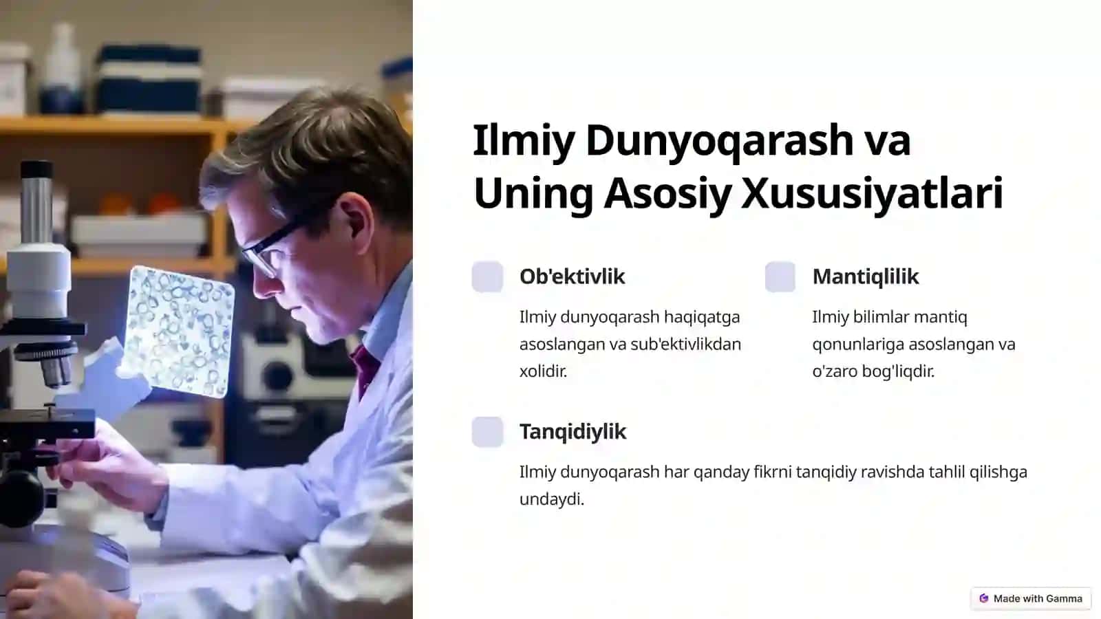 O'quvchilarning Ilmiy Dunyoqarashini Shakllantirish: Aqliy va Fuqarolik Tarbiyasi 3