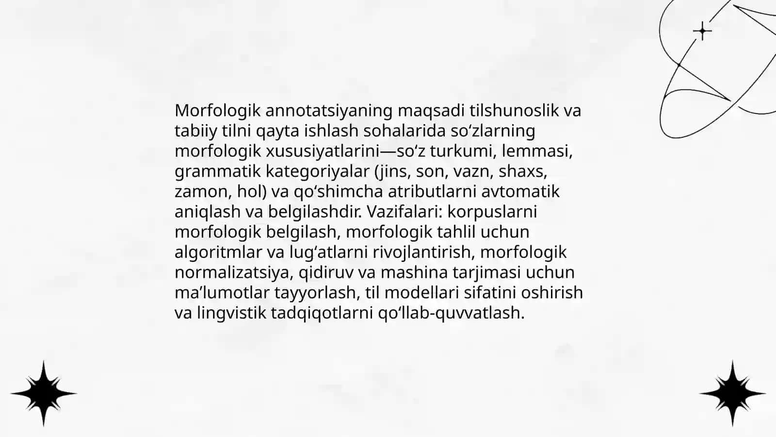Morfologik annotatsiya va uning amaliy qoʻllanilishi 3