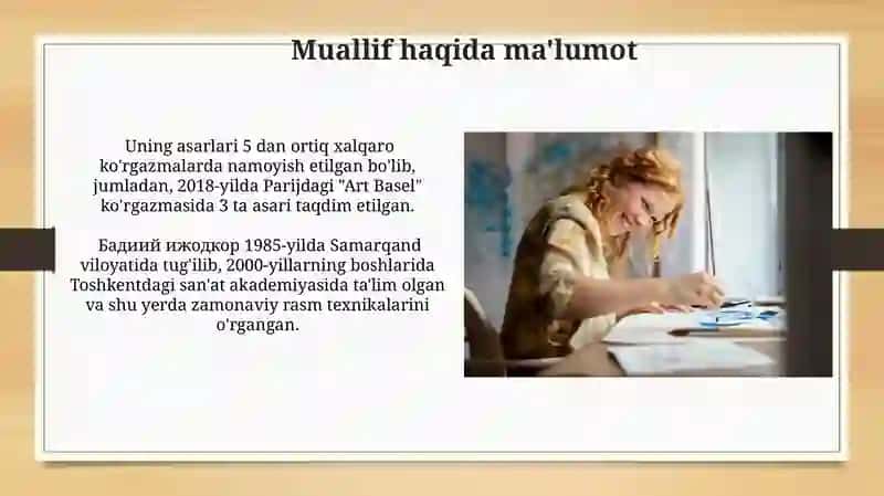 Badiy Asarga Xos Xususiyatlarning Muayyan Asar Misolidagi Tahlili 3