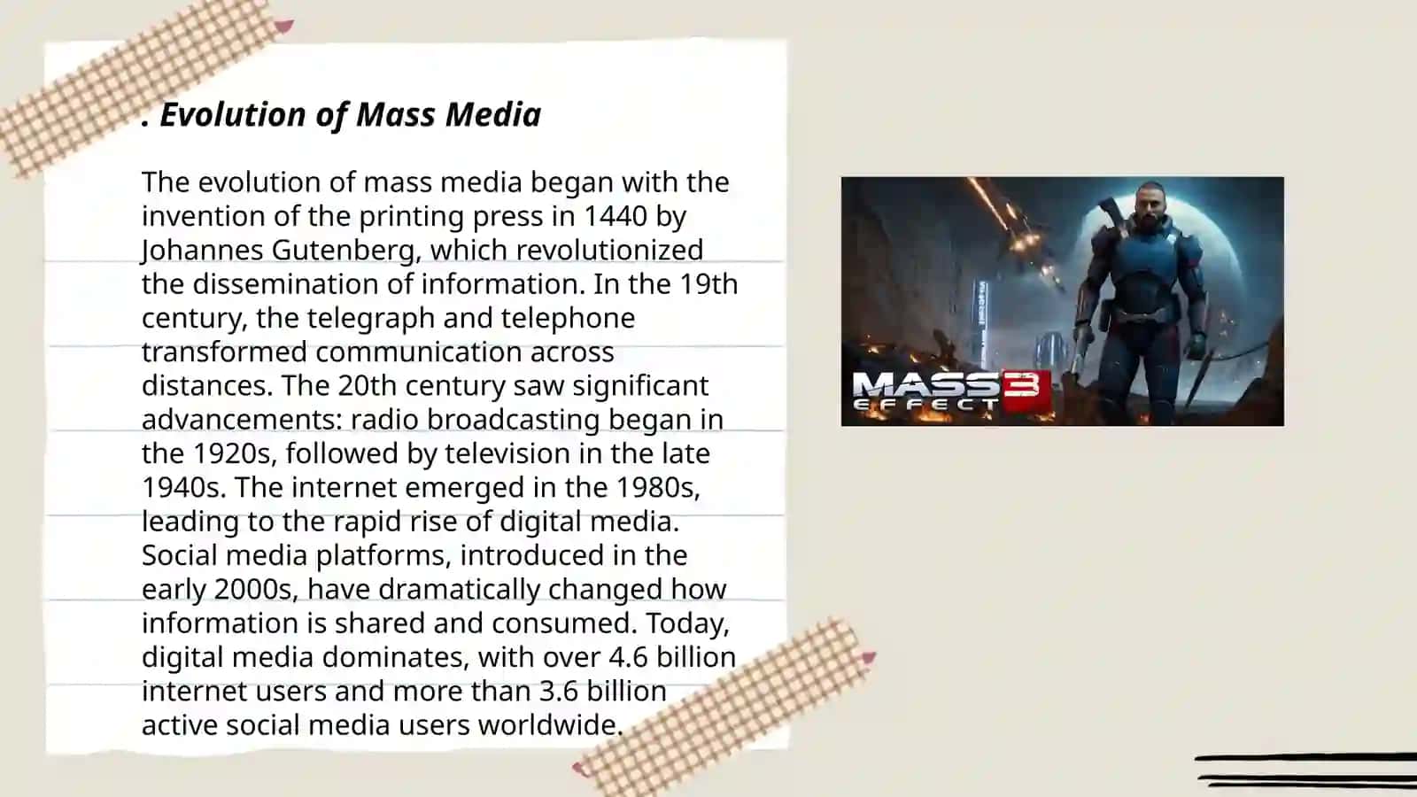 Mass media 3