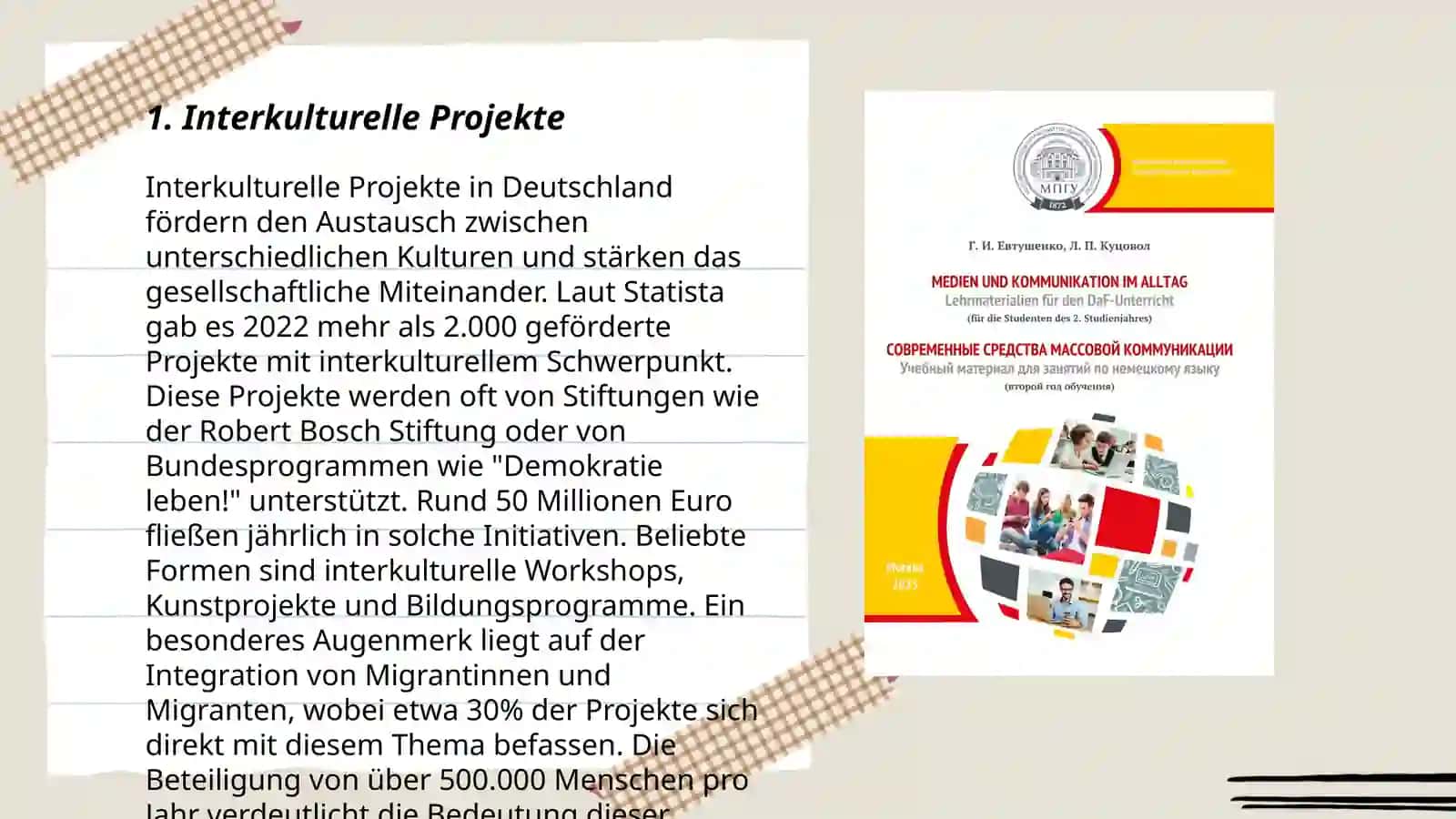 Interkulturelle Projekte in Deutschland 3