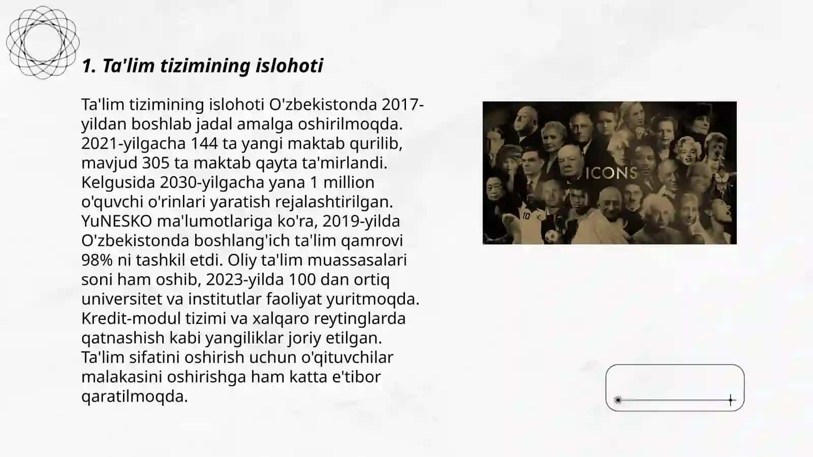 Ta'lim tizimining islohoti 3