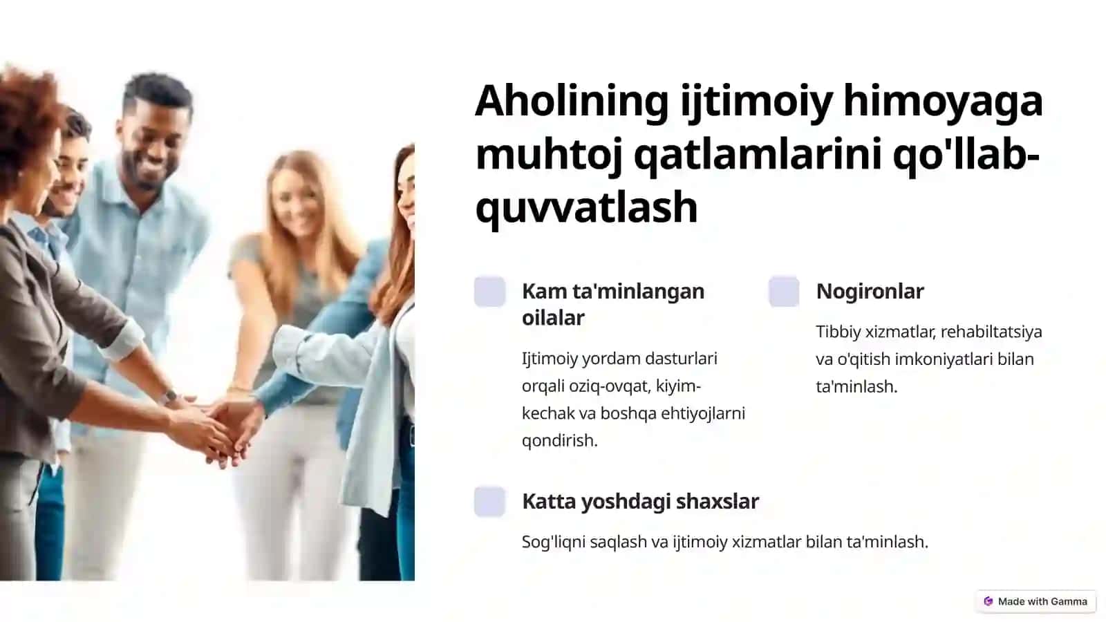 Ijtimoiy sohada baholar va subsidiya 3