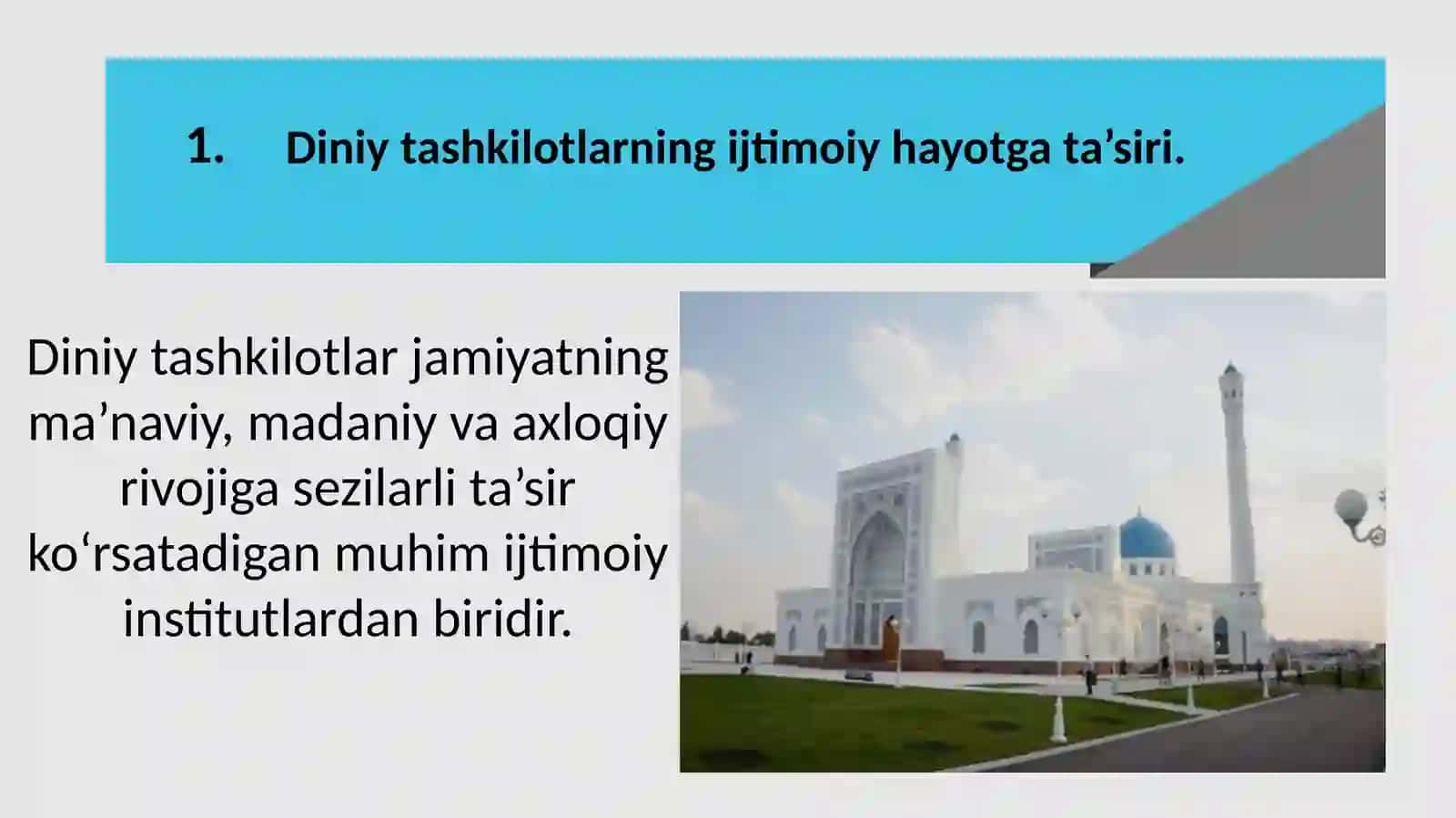 Diniy tashkilotlarning zamonaviy dunyoviy me'yorlarga moslashuvining ahamiyati 3