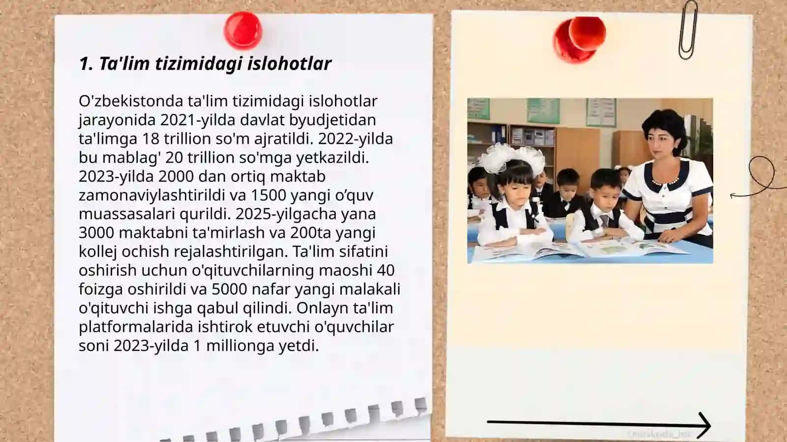 Ta'lim tizimidagi islohotlar 3