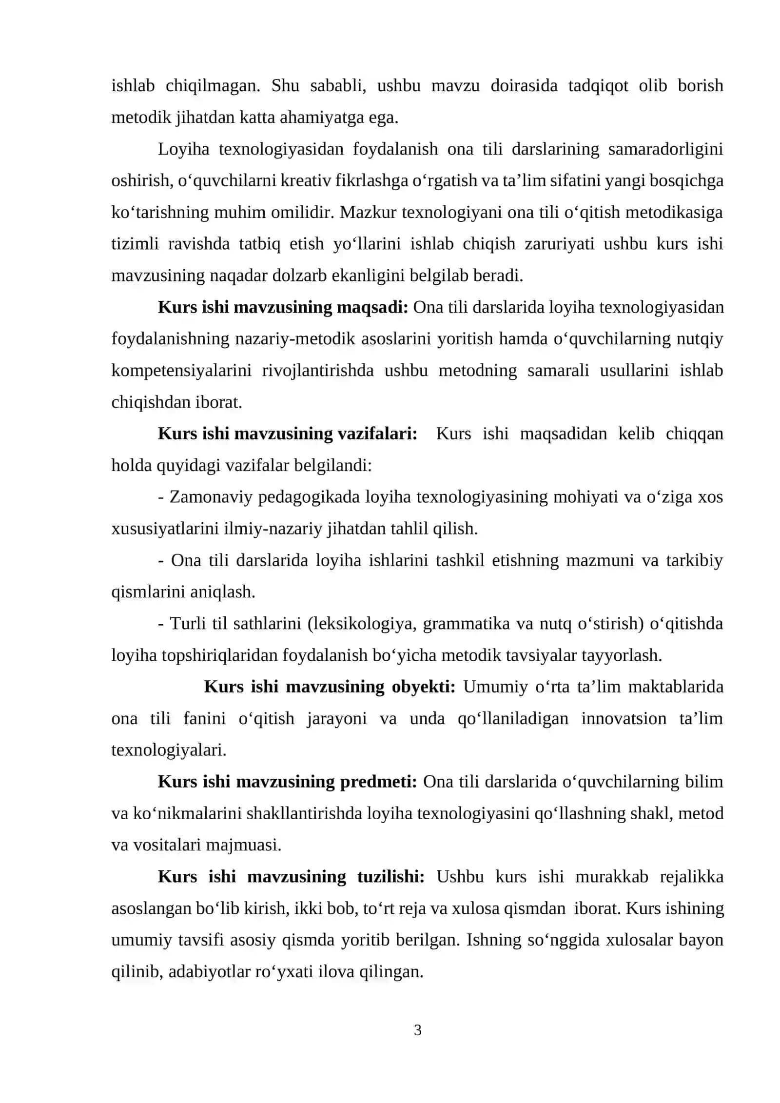 ONA TILI TA’LIMIDA LOYIHA TEXNOLOGIYASINING PEDA-GOGIK IMKONIYATLARI 3