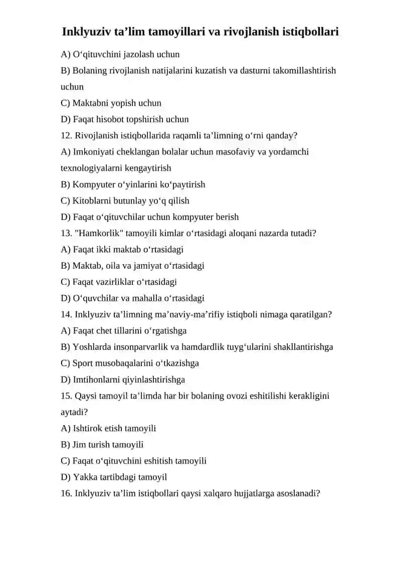 Inklyuziv ta’lim tamoyillari va rivojlanish istiqbollari 3