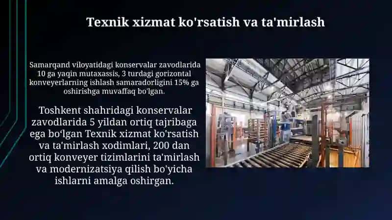 Xom ashyoni gorizontal yo'nalishida uzatish qurilmalari 3