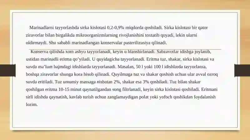 Meva va Sabzavotlarni Sirkalash Texnologiyasi 3