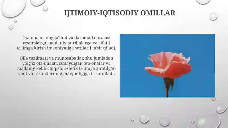 Oilada bolalarni estetik ruhda tarbiyalash omillari 3