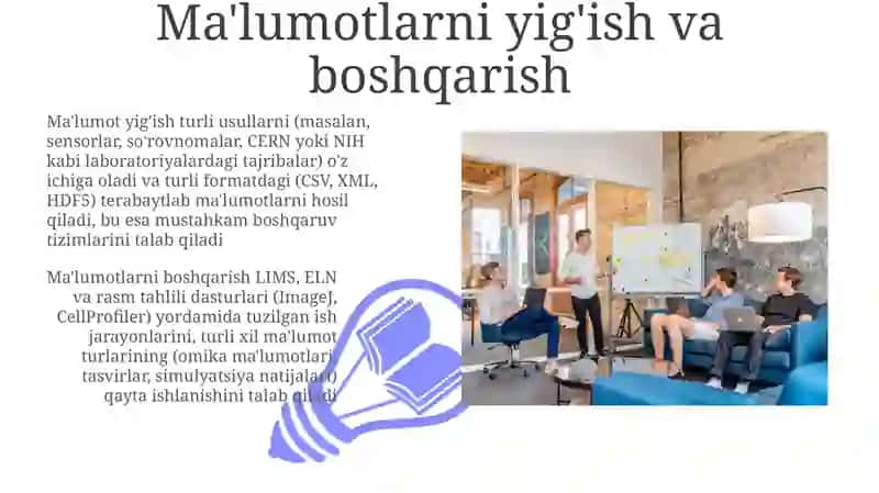 Ma'lumotlarni yig'ish va boshqarish 3