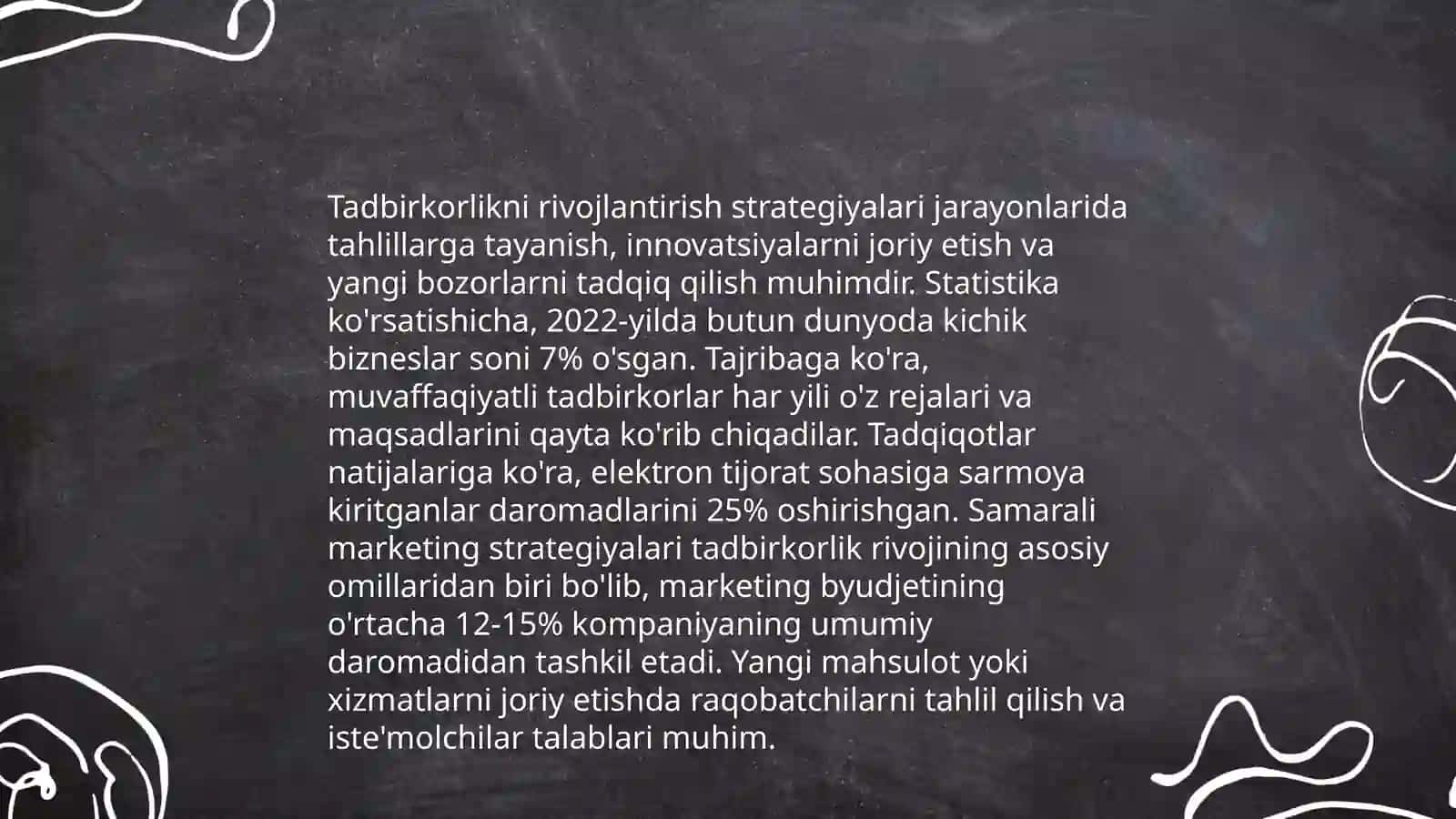 Tadbirkorlik sohasi 3