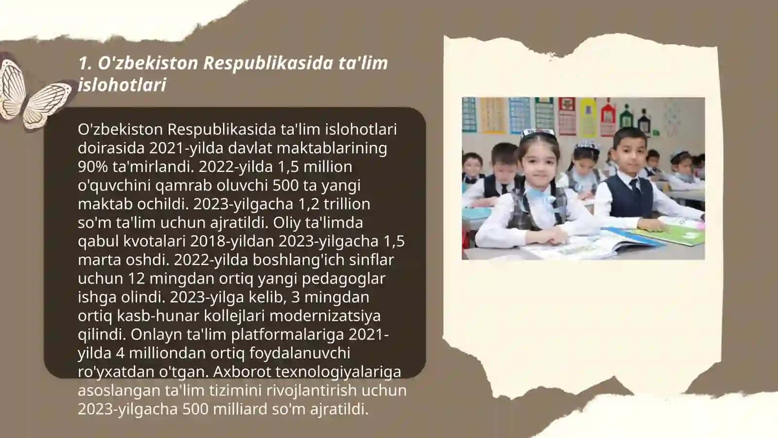 O'zbekiston Respublikasida ta'lim islohotlari 3