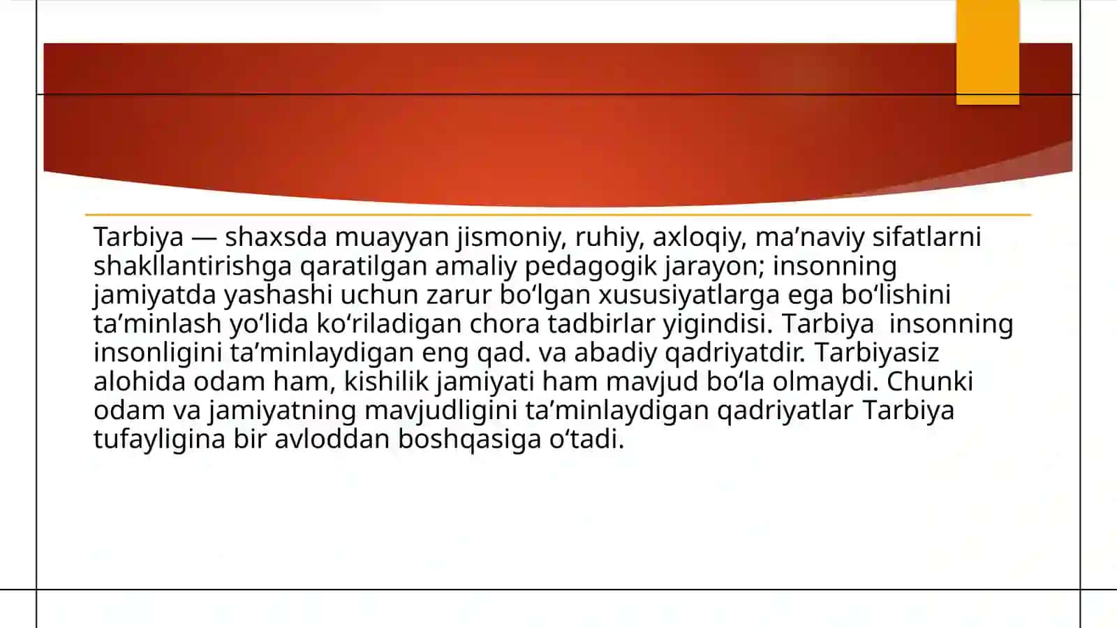 Tarbiya va ijtimoiy tarbiya. Ijtimoiylashuv mexanizmlari 3