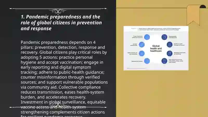 Global health challenges and the role of global ctizens 3