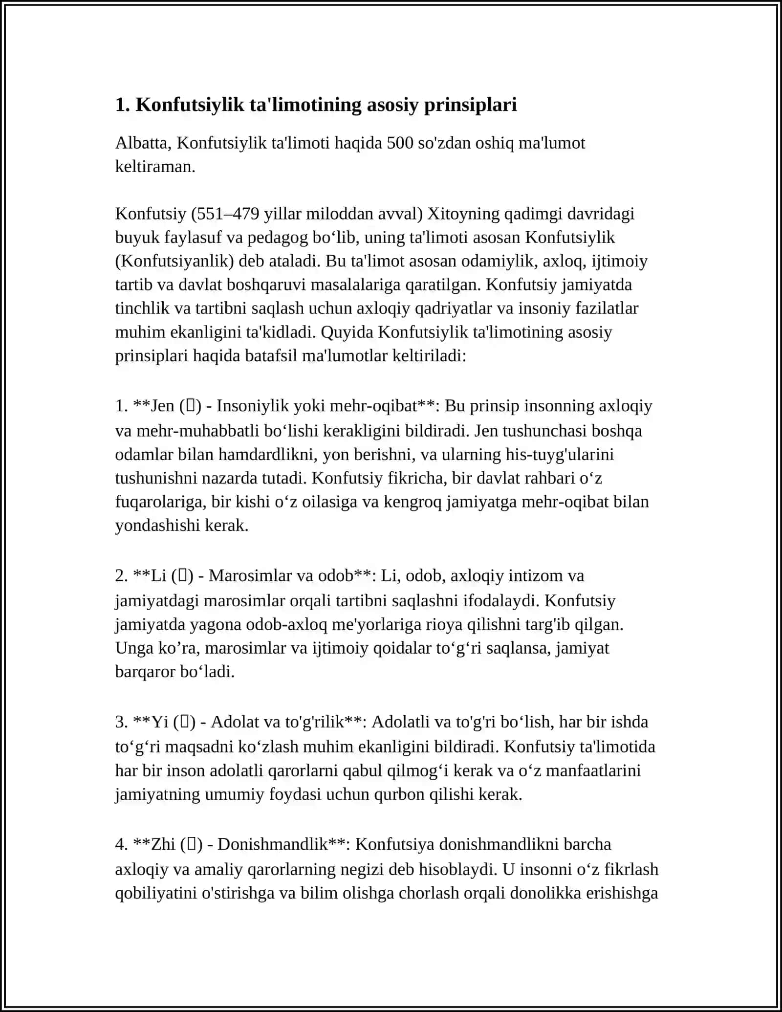 Konfutsiylik Ta'limoti 3