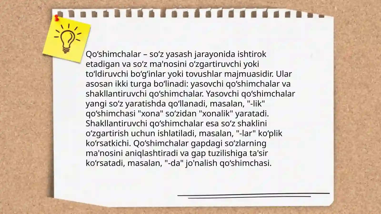 Qo‘shimcha va Morfema 3